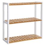 SONGMICS Bamboo 3-Tier Bathroom Shelf Rack