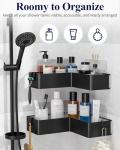 Kitsure Heavy-Duty Corner Shower Caddy - 2 Pack