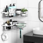 Kegii Corner Shower Caddy - No Drill Storage Rack