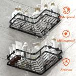 Corner Shower Caddy Shelf – No Drill Storage