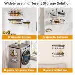 OLYREO No Drill Shower Caddy with Hooks