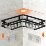 Corner Shower Caddy Shelf – No Drill Storage