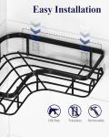 Kitsure 2 Pack Rustproof Corner Shower Organizer