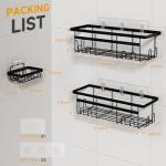 OLYREO No Drill Shower Caddy with Hooks