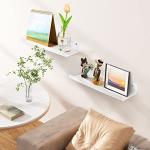Upsimples 4 Pack Wall-Mounted Floating Shelves