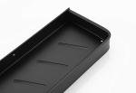 AJINGELA Black Floating Metal Storage Rack