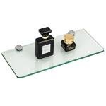 SAYAYO Wall Mounted Glass Shelf with Brackets