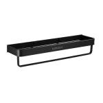 AJINGELA Black Floating Metal Storage Rack