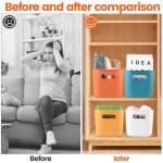 Colorful Stackable Small Storage Boxes - Set of 4