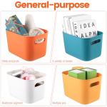 Colorful Stackable Small Storage Boxes - Set of 4