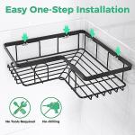 Malajess Wall-Mounted Shower Caddy 3-Pack