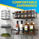 5-Pack No-Drill Bathroom Shower Storage Caddy