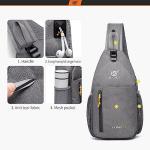 SKYSPER Crossbody Sling Bag for Travel & Hiking