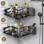 Corner Shower Caddy Set for Bathroom & Kitchen