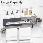 4 Pack Rustproof Shower Caddy – Wall-Mounted Storage