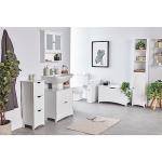 VonHaus White 3-Tier Corner Shelf Unit