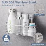 Avoalre No-Drill Shower Shelf Set with Hooks