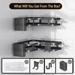 Corner Shower Caddy Set for Bathroom & Kitchen