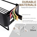 4 Pack Rustproof Shower Caddy – Wall-Mounted Storage
