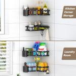 Corner Shower Caddy Shelf - No Drilling Needed