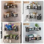 Corner Shower Caddy Set for Bathroom & Kitchen