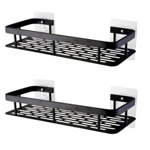 Adhesive No-Drill Shower Caddy Organizers - 2-Pack