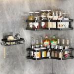 3 Pack Corner Shower Caddy with Hooks