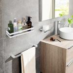 Stainless Steel Corner Bathroom Organiser Shelf