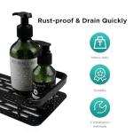 Adhesive No-Drill Shower Caddy Organizers - 2-Pack