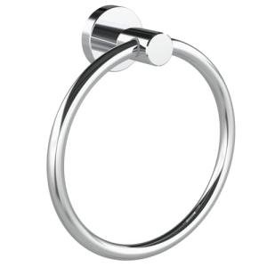 Chrome Stainless Steel Wall-Mounted Towel Ring