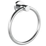 Chrome Stainless Steel Wall-Mounted Towel Ring
