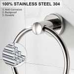 Stainless Steel Towel Ring - Modern Bathroom Style