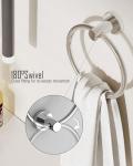 Chrome Stainless Steel Wall-Mounted Towel Ring