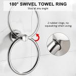 Stainless Steel Towel Ring - Modern Bathroom Style