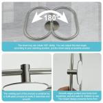 Polished Stainless Steel Self-Adhesive Towel Holder