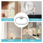 Polished Stainless Steel Self-Adhesive Towel Holder