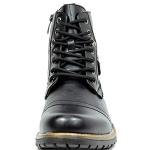 Bruno Marc Classic Men's Black Boots, Size 10