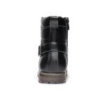 Bruno Marc Black Classic Men's Boots, Size 8
