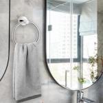 Stainless Steel Bathroom Towel and Paper Holder Set