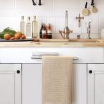 ALOCEO Self-Adhesive Towel Rail - Brushed Silver