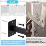 Black Bathroom Accessories Set: 4-Piece Metal Collection