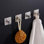 Aikzik 4 Pack Self-Adhesive Hooks for Home