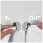 3-Pack Adhesive Round Towel Holders – No Drilling