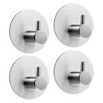 Heavy Duty Self Adhesive Hooks - 4 Pack