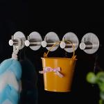 Heavy Duty Self Adhesive Hooks - 4 Pack