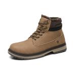 SANNAX Men's Warm Winter Snow Boots - Brown