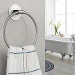 Stainless Steel Self-Adhesive Towel Holder - 18cm