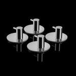 Heavy Duty Self Adhesive Hooks - 4 Pack