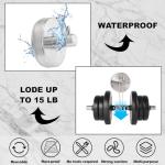 Silver Stainless Steel Suction Cup Hooks - 2 Pack