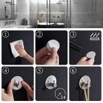 Heavy Duty Self Adhesive Hooks - 4 Pack